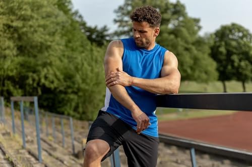  Cimic 3 Pezzi Maglietta Sportiva per Uomini Breathable Quick Dry con Strisce Riflettenti Adatta per la Corsa in Gym
| C