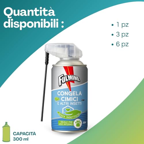 VIRUS Fulm242 Spray Can, 300 ml, Insesticida Libero per Cockroache, Aracne e Pulci Interno e Esterno, Ricerca Top 3