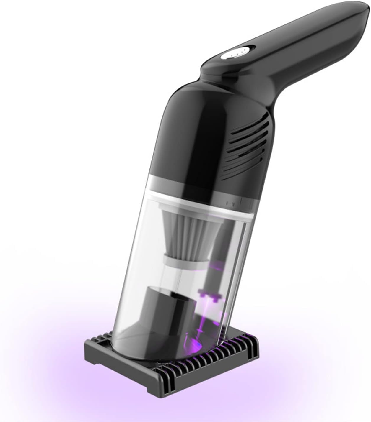 Portatile Vacuum Cleaner per Letti: Anti-Miiti con Luce UV e Soglia di Succhio 38000Pa, Nero, Senza Cavo