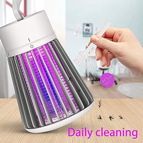  Lampia elettrica antifurto zanzare portatile USB con carica idroresistente, ideale per picnic e bivacco in casa (Colore