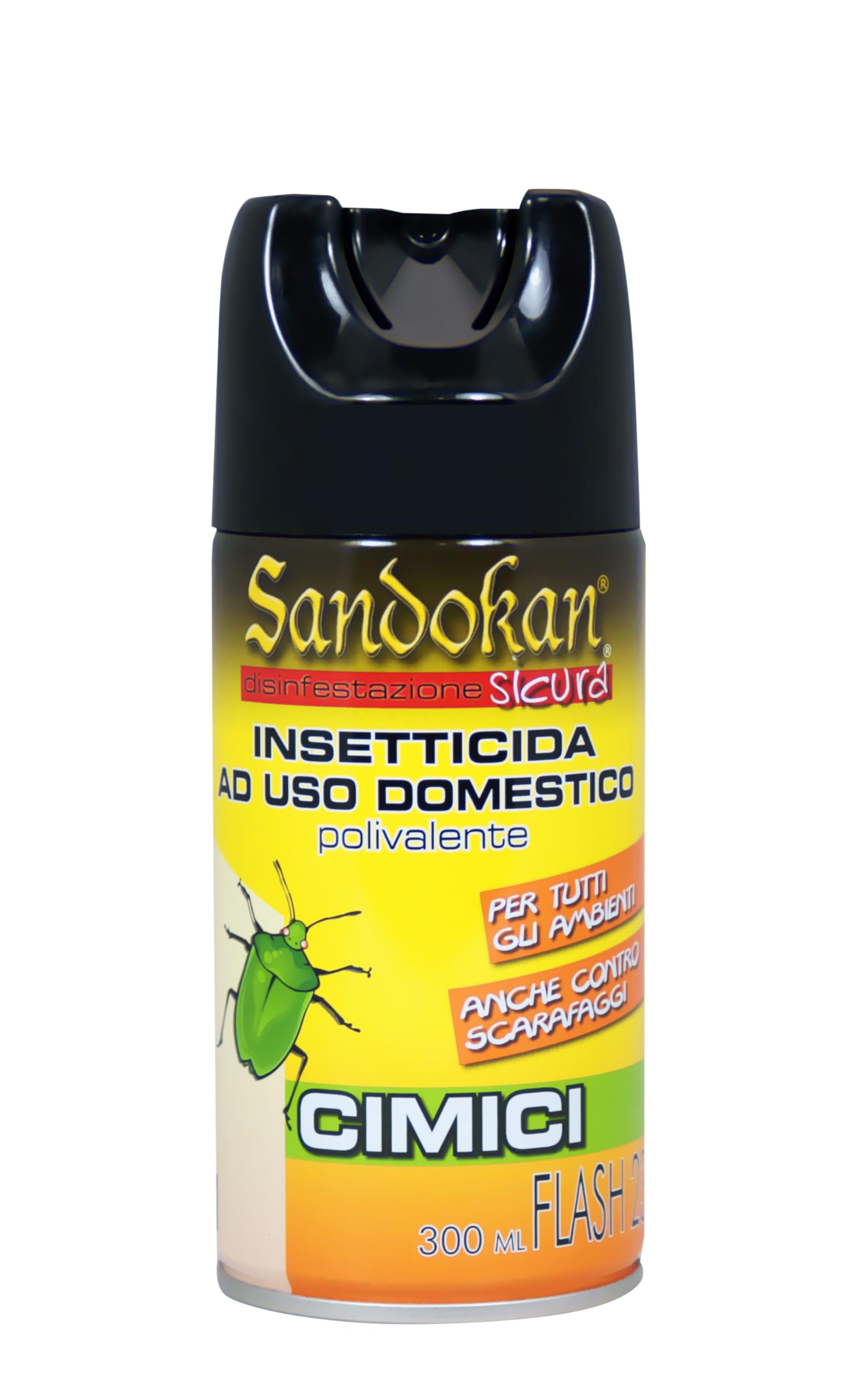  Sandokan Anti Bug Insetticida con Azione Uccisiva Tac Spray 300 ml per la Repulsione dei Picchiatelli
| Sandokan Anti B